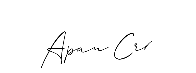 Once you've used our free online signature maker to create your best signature Allison_Script style, it's time to enjoy all of the benefits that Apan Cr7 name signing documents. Apan Cr7 signature style 2 images and pictures png
