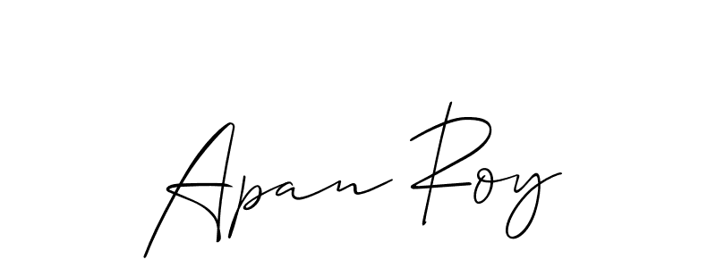 Once you've used our free online signature maker to create your best signature Allison_Script style, it's time to enjoy all of the benefits that Apan Roy name signing documents. Apan Roy signature style 2 images and pictures png