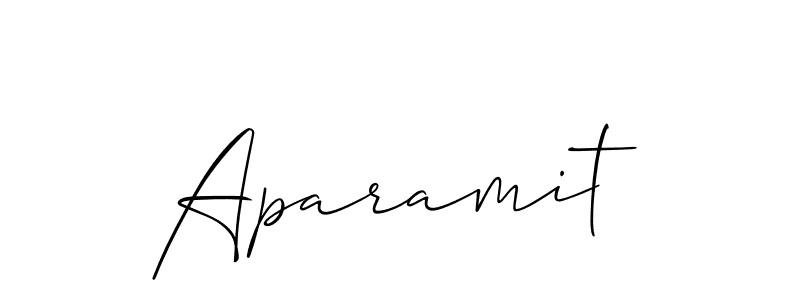 if you are searching for the best signature style for your name Aparamit. so please give up your signature search. here we have designed multiple signature styles  using Allison_Script. Aparamit signature style 2 images and pictures png