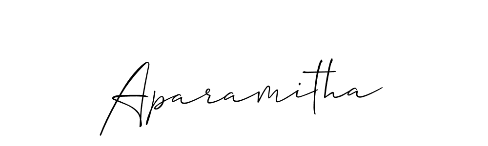 Make a beautiful signature design for name Aparamitha. Use this online signature maker to create a handwritten signature for free. Aparamitha signature style 2 images and pictures png