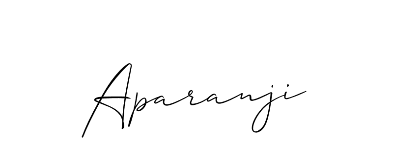 Once you've used our free online signature maker to create your best signature Allison_Script style, it's time to enjoy all of the benefits that Aparanji name signing documents. Aparanji signature style 2 images and pictures png