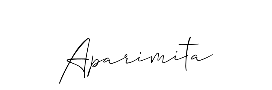 Allison_Script is a professional signature style that is perfect for those who want to add a touch of class to their signature. It is also a great choice for those who want to make their signature more unique. Get Aparimita name to fancy signature for free. Aparimita signature style 2 images and pictures png