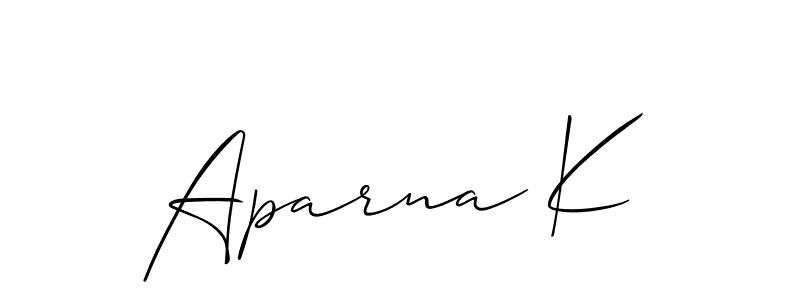 See photos of Aparna K official signature by Spectra . Check more albums & portfolios. Read reviews & check more about Allison_Script font. Aparna K signature style 2 images and pictures png