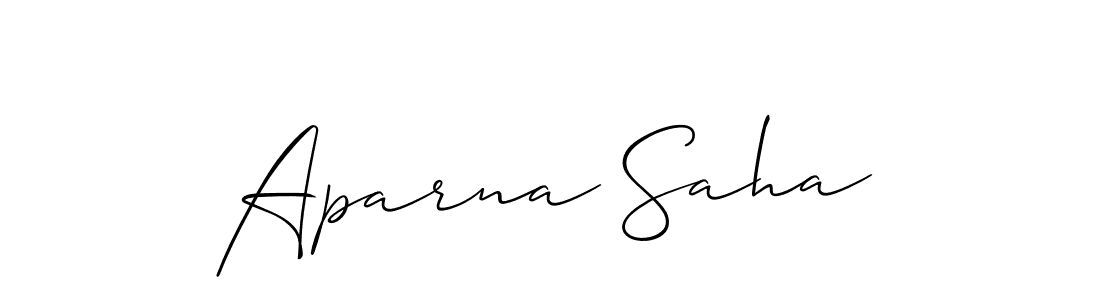 if you are searching for the best signature style for your name Aparna Saha. so please give up your signature search. here we have designed multiple signature styles  using Allison_Script. Aparna Saha signature style 2 images and pictures png