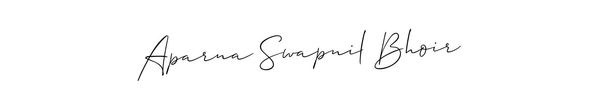 Make a beautiful signature design for name Aparna Swapnil Bhoir. Use this online signature maker to create a handwritten signature for free. Aparna Swapnil Bhoir signature style 2 images and pictures png