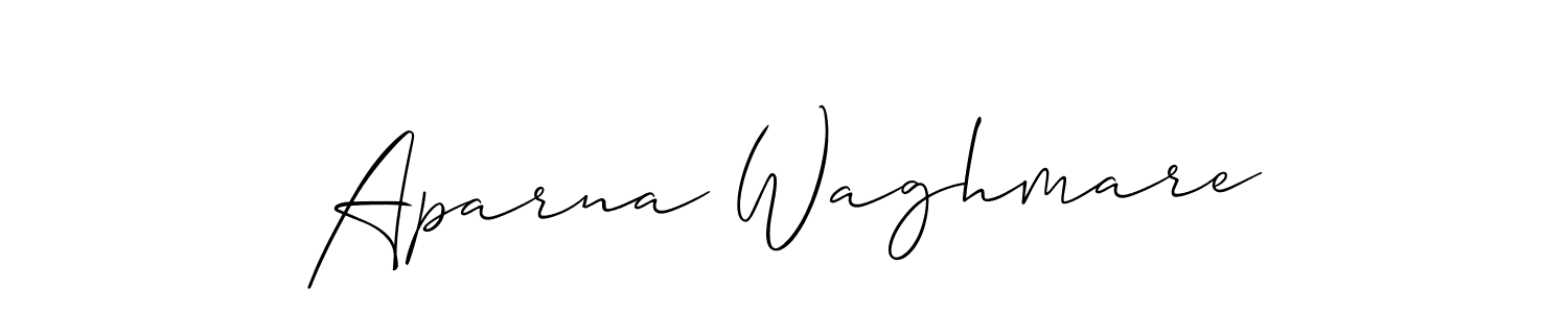 Also You can easily find your signature by using the search form. We will create Aparna Waghmare name handwritten signature images for you free of cost using Allison_Script sign style. Aparna Waghmare signature style 2 images and pictures png