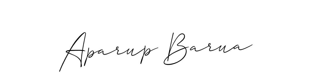 Aparup Barua stylish signature style. Best Handwritten Sign (Allison_Script) for my name. Handwritten Signature Collection Ideas for my name Aparup Barua. Aparup Barua signature style 2 images and pictures png