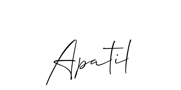 Here are the top 10 professional signature styles for the name Apatil. These are the best autograph styles you can use for your name. Apatil signature style 2 images and pictures png