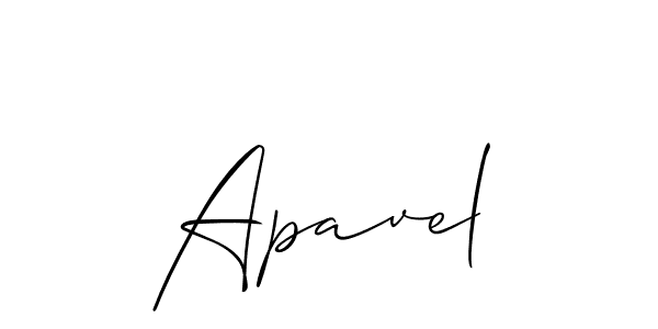 Best and Professional Signature Style for Apavel. Allison_Script Best Signature Style Collection. Apavel signature style 2 images and pictures png
