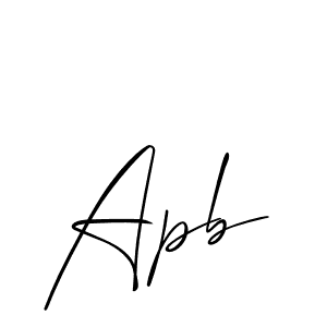 Apb stylish signature style. Best Handwritten Sign (Allison_Script) for my name. Handwritten Signature Collection Ideas for my name Apb. Apb signature style 2 images and pictures png