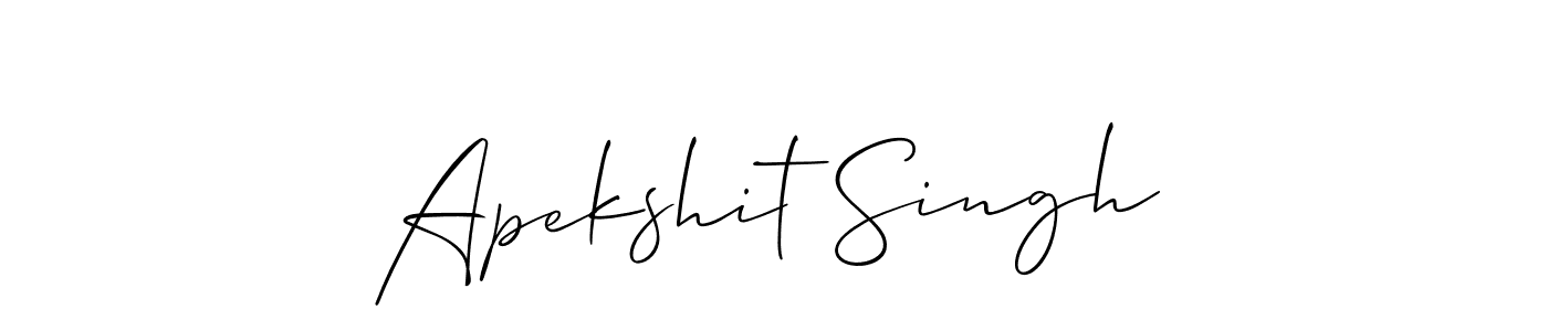 Allison_Script is a professional signature style that is perfect for those who want to add a touch of class to their signature. It is also a great choice for those who want to make their signature more unique. Get Apekshit Singh name to fancy signature for free. Apekshit Singh signature style 2 images and pictures png