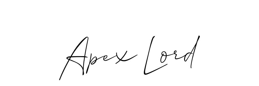 How to Draw Apex Lord signature style? Allison_Script is a latest design signature styles for name Apex Lord. Apex Lord signature style 2 images and pictures png