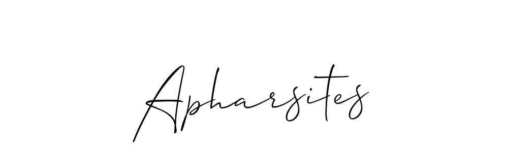 How to Draw Apharsites signature style? Allison_Script is a latest design signature styles for name Apharsites. Apharsites signature style 2 images and pictures png