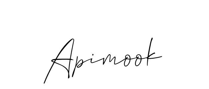 Make a short Apimook signature style. Manage your documents anywhere anytime using Allison_Script. Create and add eSignatures, submit forms, share and send files easily. Apimook signature style 2 images and pictures png