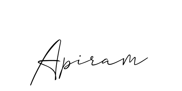 How to Draw Apiram signature style? Allison_Script is a latest design signature styles for name Apiram. Apiram signature style 2 images and pictures png