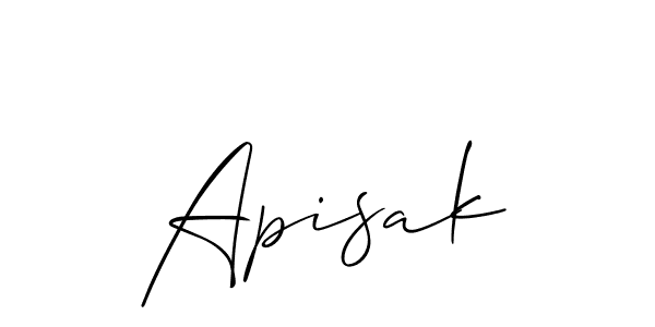 Also You can easily find your signature by using the search form. We will create Apisak name handwritten signature images for you free of cost using Allison_Script sign style. Apisak signature style 2 images and pictures png