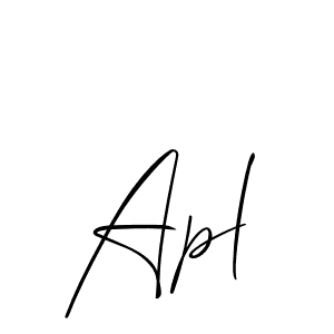 You can use this online signature creator to create a handwritten signature for the name Apl. This is the best online autograph maker. Apl signature style 2 images and pictures png