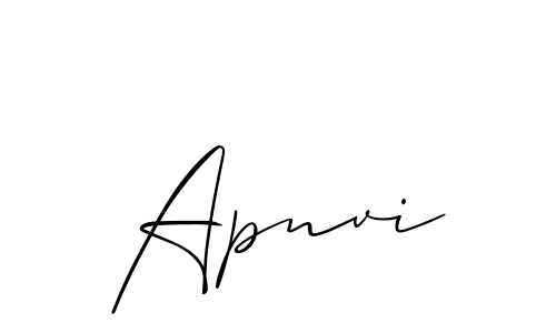Apnvi stylish signature style. Best Handwritten Sign (Allison_Script) for my name. Handwritten Signature Collection Ideas for my name Apnvi. Apnvi signature style 2 images and pictures png