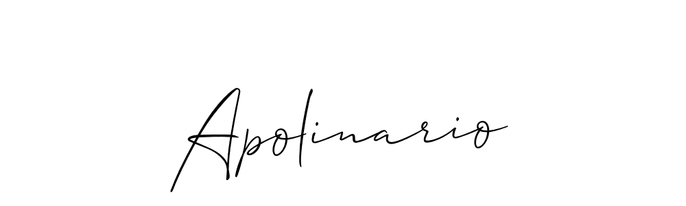 How to make Apolinario name signature. Use Allison_Script style for creating short signs online. This is the latest handwritten sign. Apolinario signature style 2 images and pictures png