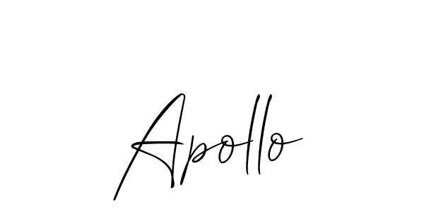 You should practise on your own different ways (Allison_Script) to write your name (Apollo) in signature. don't let someone else do it for you. Apollo signature style 2 images and pictures png