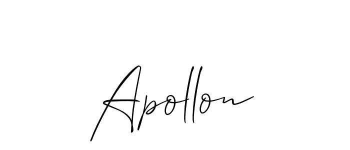 Apollon stylish signature style. Best Handwritten Sign (Allison_Script) for my name. Handwritten Signature Collection Ideas for my name Apollon. Apollon signature style 2 images and pictures png