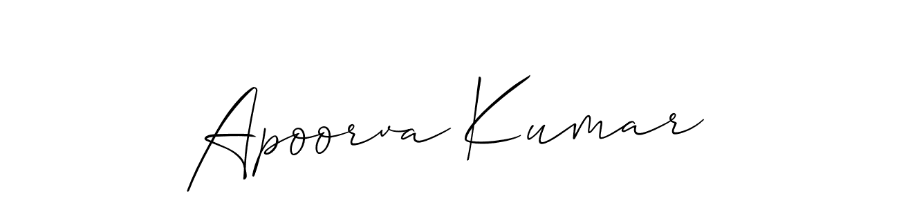 Make a beautiful signature design for name Apoorva Kumar. Use this online signature maker to create a handwritten signature for free. Apoorva Kumar signature style 2 images and pictures png