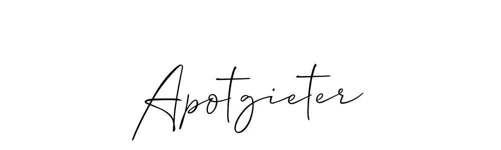 Apotgieter stylish signature style. Best Handwritten Sign (Allison_Script) for my name. Handwritten Signature Collection Ideas for my name Apotgieter. Apotgieter signature style 2 images and pictures png