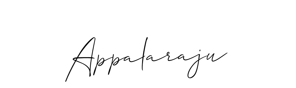 The best way (Allison_Script) to make a short signature is to pick only two or three words in your name. The name Appalaraju include a total of six letters. For converting this name. Appalaraju signature style 2 images and pictures png