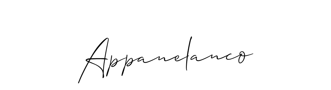 Here are the top 10 professional signature styles for the name Appanelanco. These are the best autograph styles you can use for your name. Appanelanco signature style 2 images and pictures png