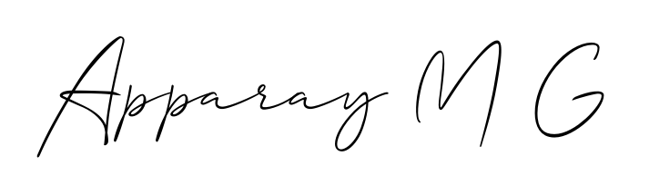 Personalize your online presence with Apparay M G signature rendered in elegant Allison_Script font. Great for website footers and blogs. Apparay M G signature style 2 images and pictures png