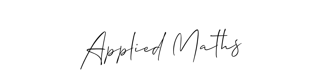 Check out images of Autograph of Applied Maths name. Actor Applied Maths Signature Style. Allison_Script is a professional sign style online. Applied Maths signature style 2 images and pictures png