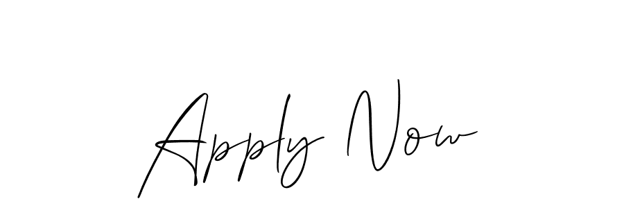 Make a beautiful signature design for name Apply Now. With this signature (Allison_Script) style, you can create a handwritten signature for free. Apply Now signature style 2 images and pictures png