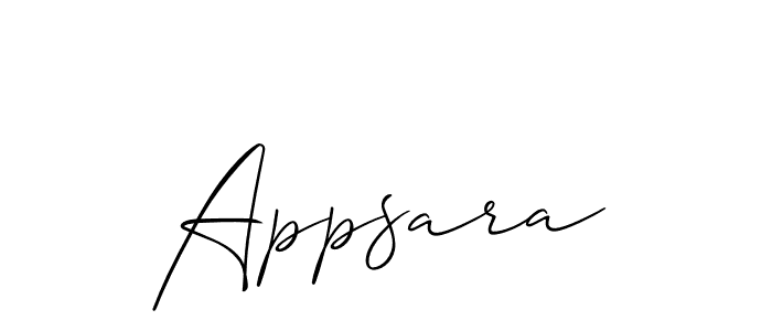 How to make Appsara name signature. Use Allison_Script style for creating short signs online. This is the latest handwritten sign. Appsara signature style 2 images and pictures png