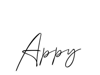 Check out images of Autograph of Appy name. Actor Appy Signature Style. Allison_Script is a professional sign style online. Appy signature style 2 images and pictures png