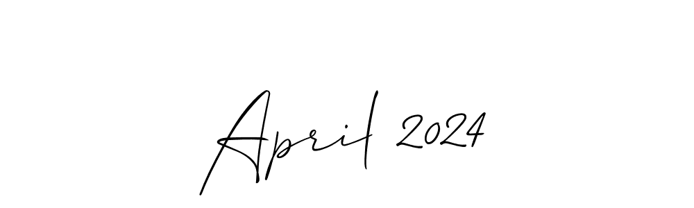 Make a beautiful signature design for name April 2024. Use this online signature maker to create a handwritten signature for free. April 2024 signature style 2 images and pictures png