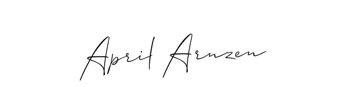 It looks lik you need a new signature style for name April Arnzen. Design unique handwritten (Allison_Script) signature with our free signature maker in just a few clicks. April Arnzen signature style 2 images and pictures png