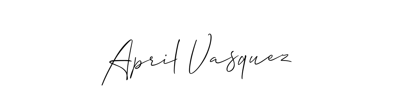 You can use this online signature creator to create a handwritten signature for the name April Vasquez. This is the best online autograph maker. April Vasquez signature style 2 images and pictures png