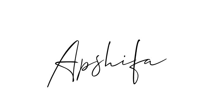 You should practise on your own different ways (Allison_Script) to write your name (Apshifa) in signature. don't let someone else do it for you. Apshifa signature style 2 images and pictures png