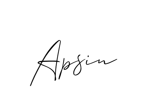 You can use this online signature creator to create a handwritten signature for the name Apsin. This is the best online autograph maker. Apsin signature style 2 images and pictures png