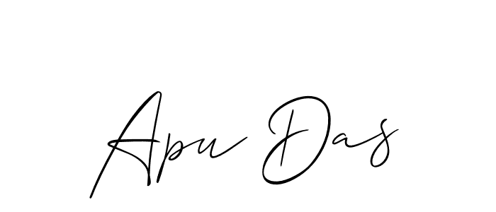 You can use this online signature creator to create a handwritten signature for the name Apu Das. This is the best online autograph maker. Apu Das signature style 2 images and pictures png