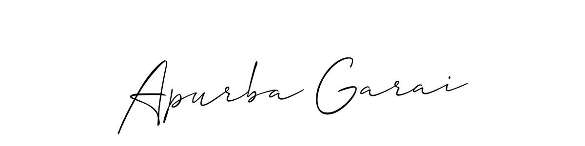 Best and Professional Signature Style for Apurba Garai. Allison_Script Best Signature Style Collection. Apurba Garai signature style 2 images and pictures png