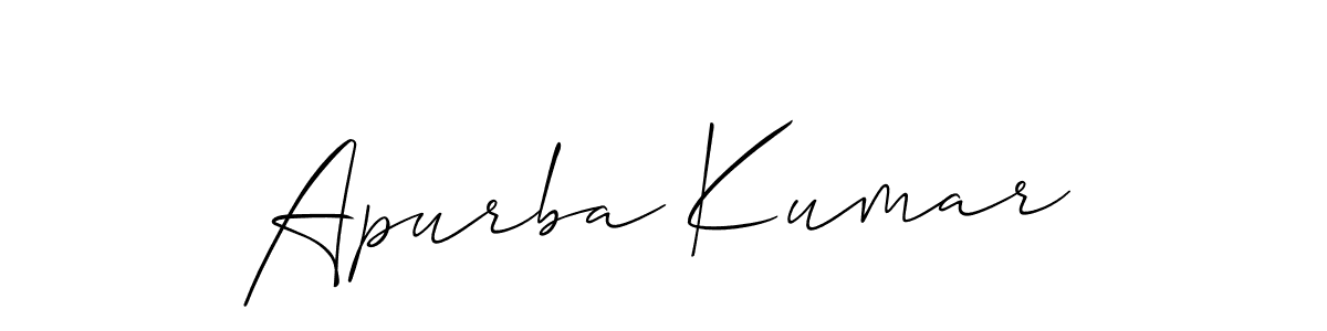 Make a beautiful signature design for name Apurba Kumar. Use this online signature maker to create a handwritten signature for free. Apurba Kumar signature style 2 images and pictures png