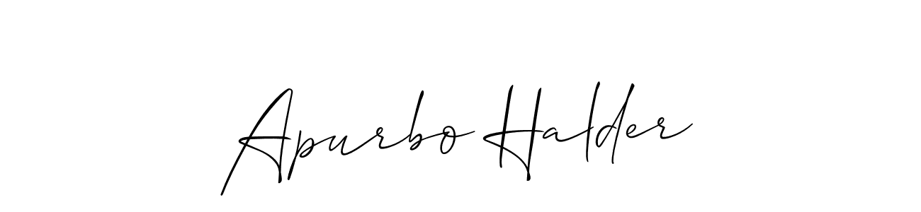 You can use this online signature creator to create a handwritten signature for the name Apurbo Halder. This is the best online autograph maker. Apurbo Halder signature style 2 images and pictures png