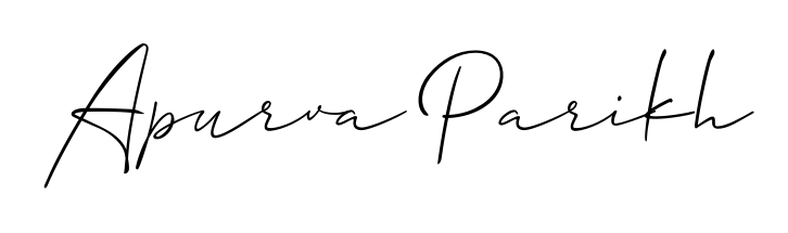 A sleek calligraphic signature for name Apurva Parikh utilizing Allison_Script styling. Great for adding personal signatures to photos and art. Apurva Parikh signature style 2 images and pictures png