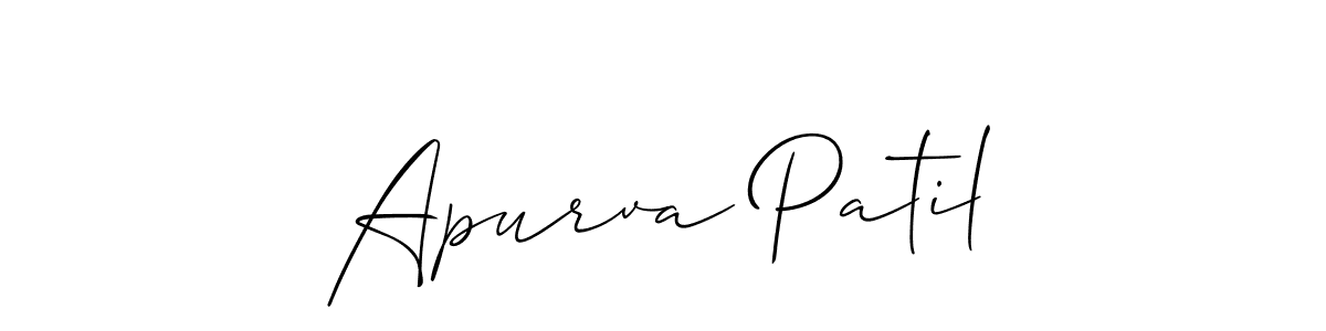Similarly Allison_Script is the best handwritten signature design. Signature creator online .You can use it as an online autograph creator for name Apurva Patil. Apurva Patil signature style 2 images and pictures png