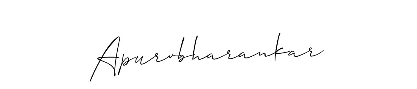 Once you've used our free online signature maker to create your best signature Allison_Script style, it's time to enjoy all of the benefits that Apurvbharankar name signing documents. Apurvbharankar signature style 2 images and pictures png