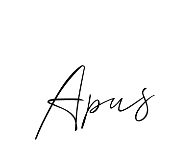 Similarly Allison_Script is the best handwritten signature design. Signature creator online .You can use it as an online autograph creator for name Apus. Apus signature style 2 images and pictures png