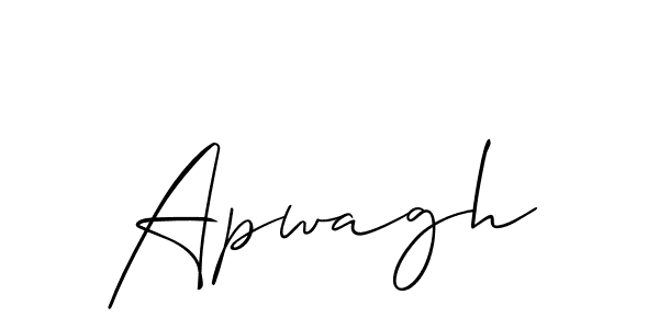Allison_Script is a professional signature style that is perfect for those who want to add a touch of class to their signature. It is also a great choice for those who want to make their signature more unique. Get Apwagh name to fancy signature for free. Apwagh signature style 2 images and pictures png