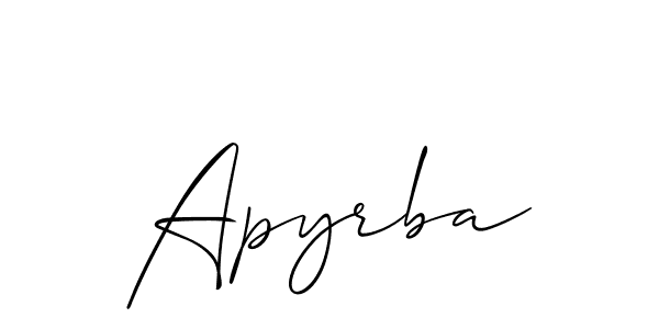 Check out images of Autograph of Apyrba name. Actor Apyrba Signature Style. Allison_Script is a professional sign style online. Apyrba signature style 2 images and pictures png