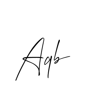 Best and Professional Signature Style for Aqb. Allison_Script Best Signature Style Collection. Aqb signature style 2 images and pictures png